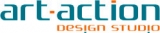 Логотип Art-action сайты, графический дизайн, flash-баннеры